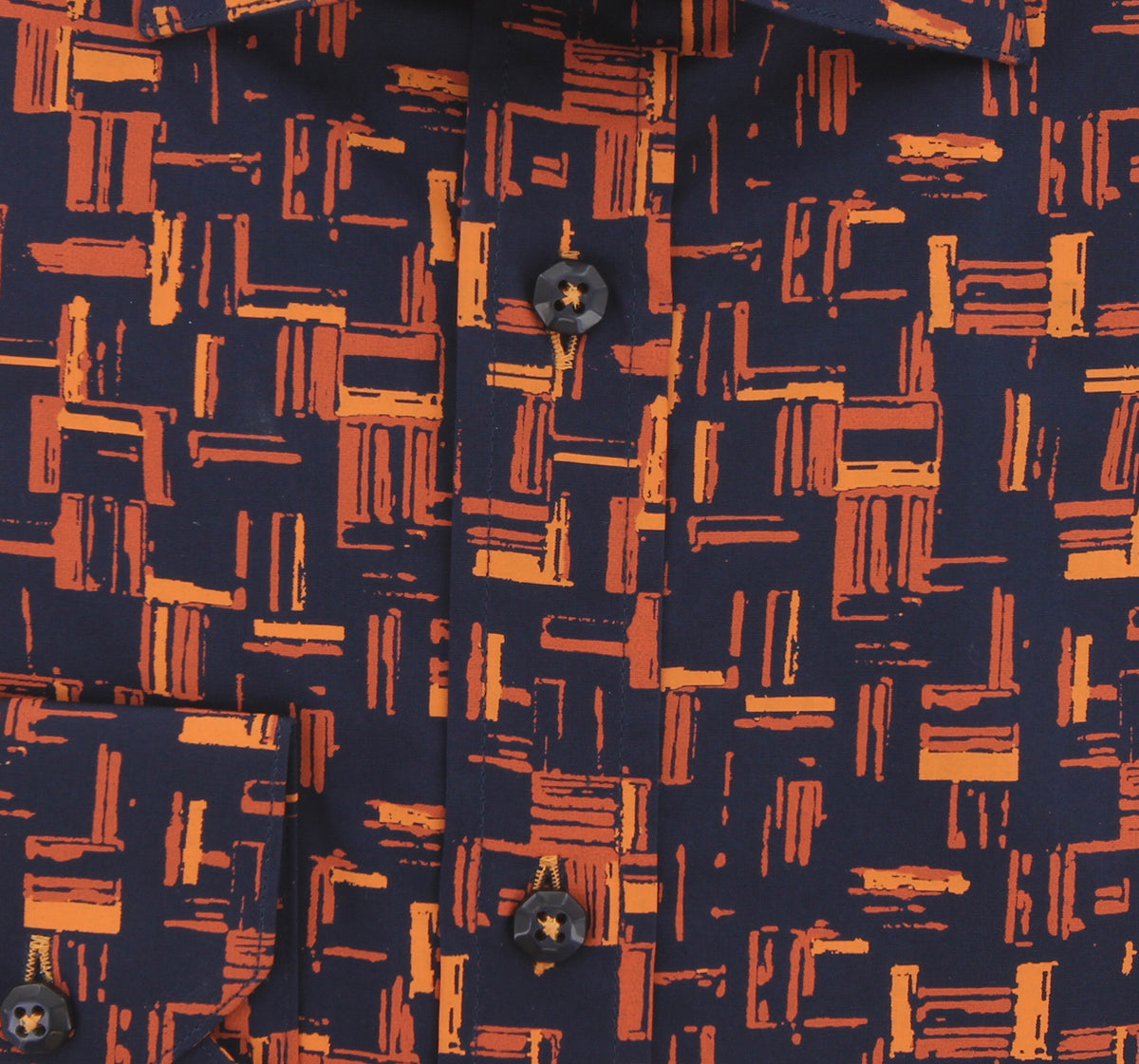 Chemise homme coupe droite à motifs ORANJE Andrew Mac Allister
