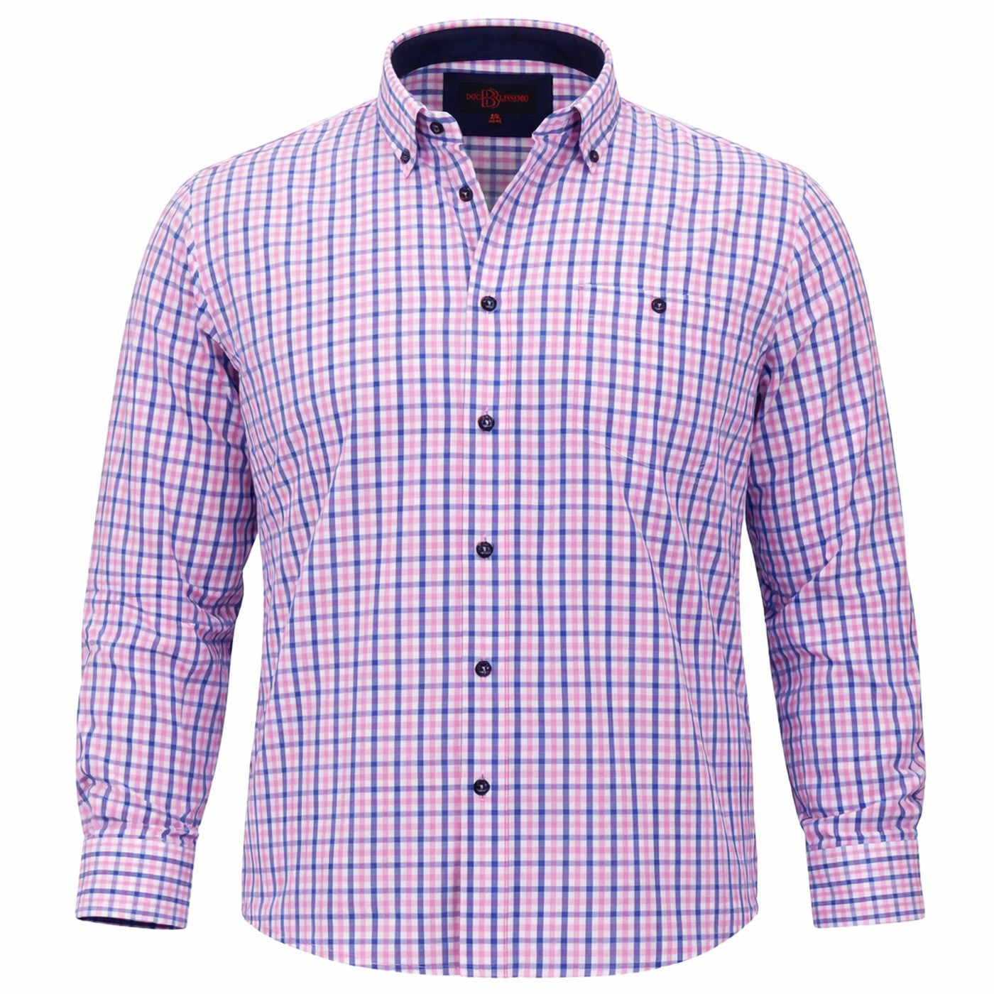 Chemise-homme-grande-taille-carreaux-rose-bleu-coupe-confort-QUADROSA-Doublissimo.2