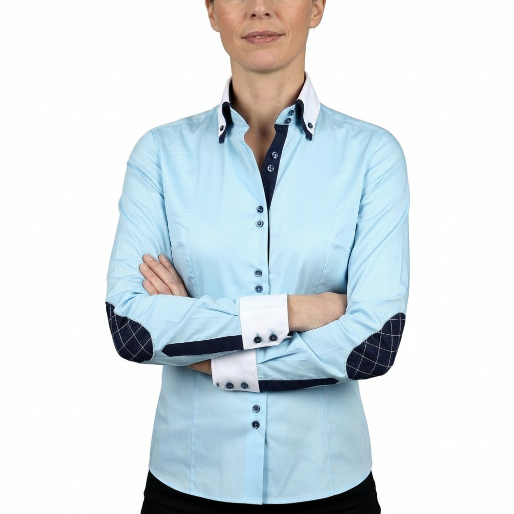 Chemise femme cintrée double col OCEANIE Andrew Mc Allister AGF5AM1