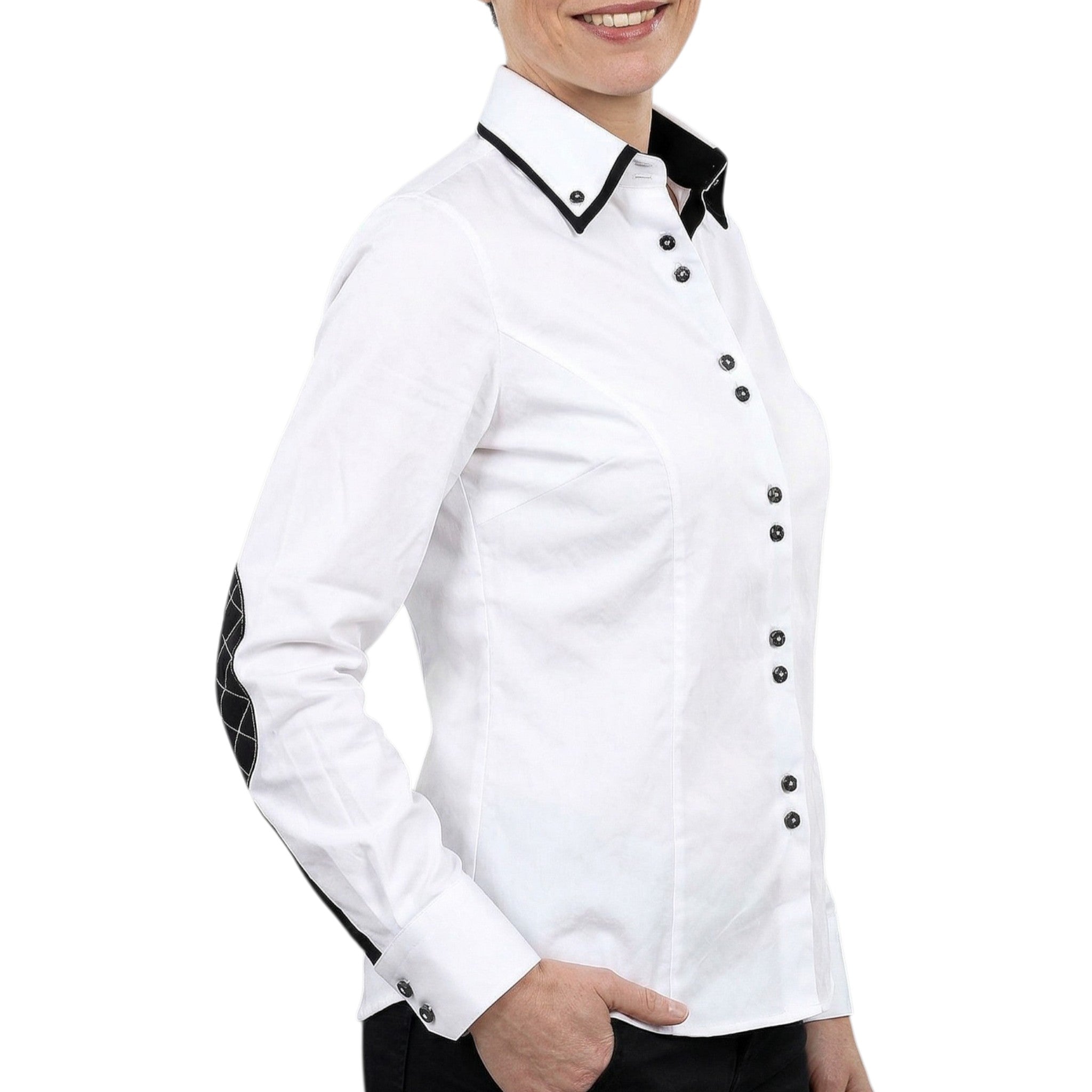 Chemise femme cintrée double col unie JASMINE Andrew Mc Allister AGF7AM1