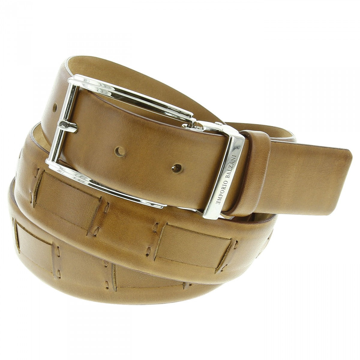 Ceinture cuir HAVANE Emporio balzani A12154102-300 beige