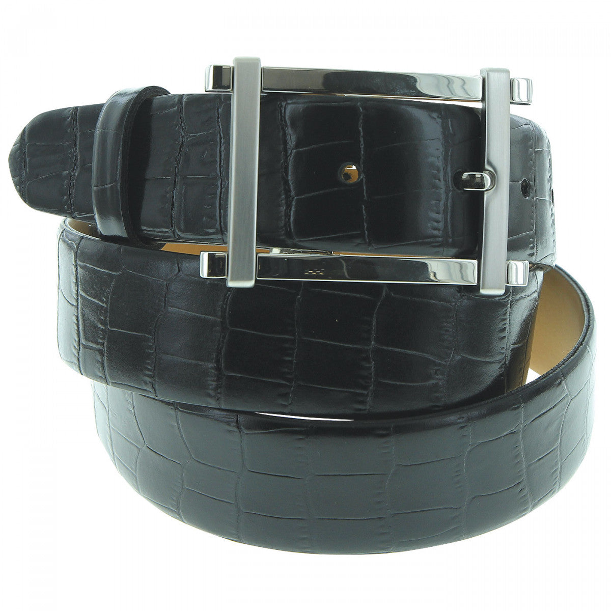 Ceinture cuirMATTIA Emporio balzani T12000261-100 noir