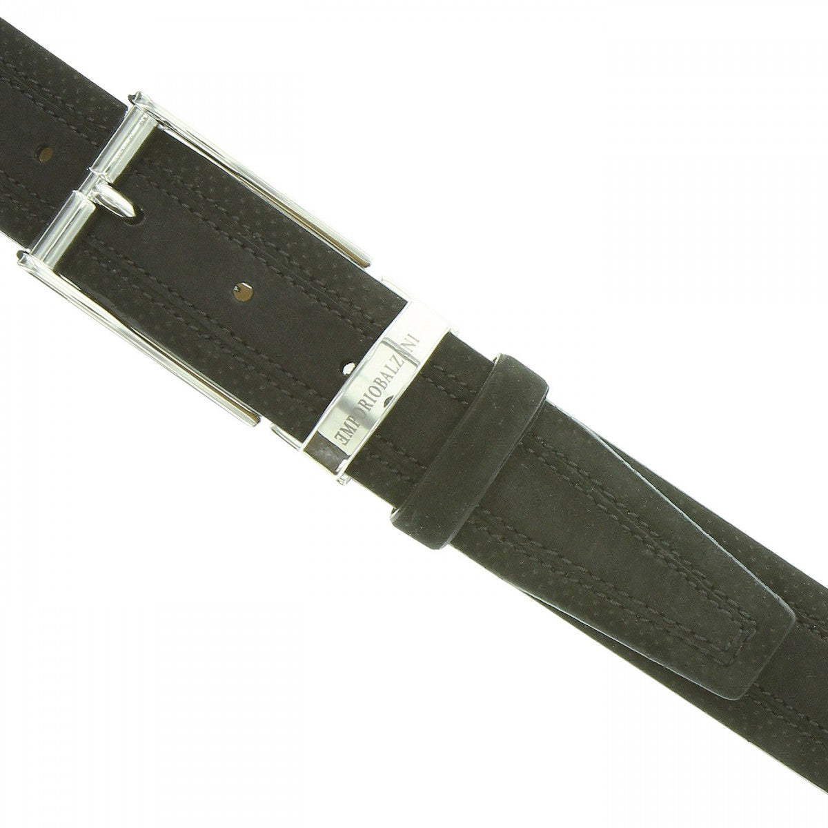 Ceinture en cuir NUBUCK NEW Emporio balzani Q12633128-100 noir