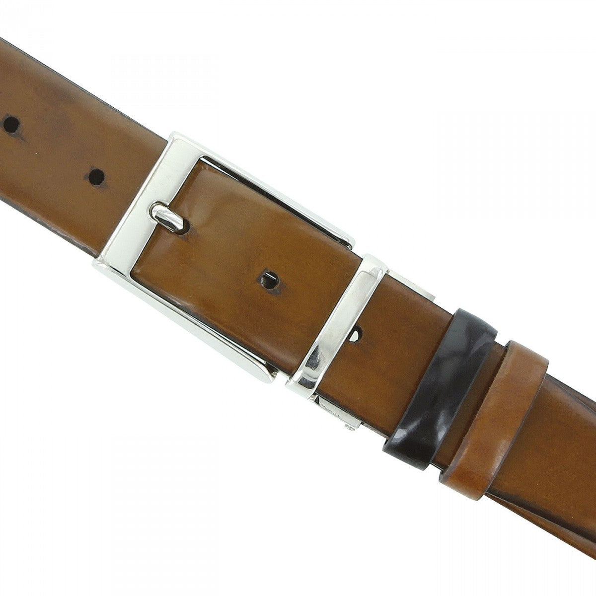 Ceinture cuir REVERSIBLE Emporio balzani REV-BLACK-BROWN marron