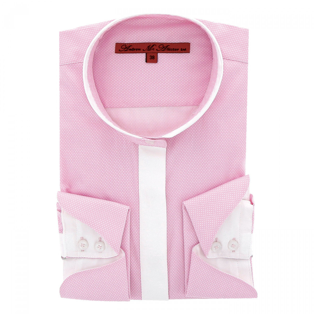 Chemise col maoBECKY Andrew Mac Allister PF13AM3 rose
