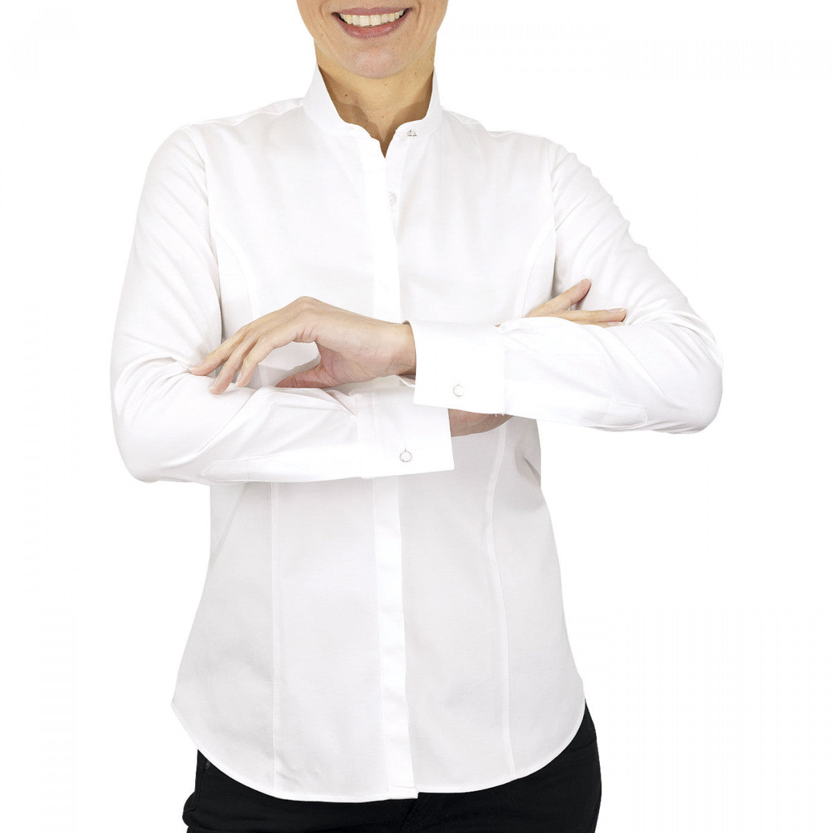 Chemise col mao fc5am1 blanc