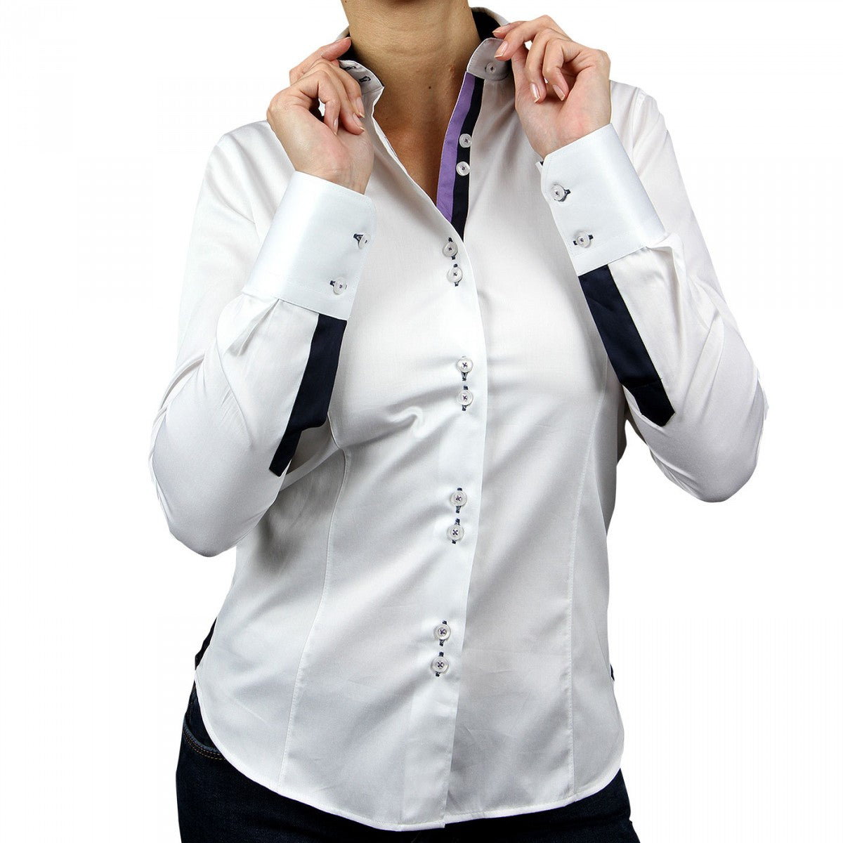 Chemise double col JASPER Andrew Mc Allister FH8AM4 blanc