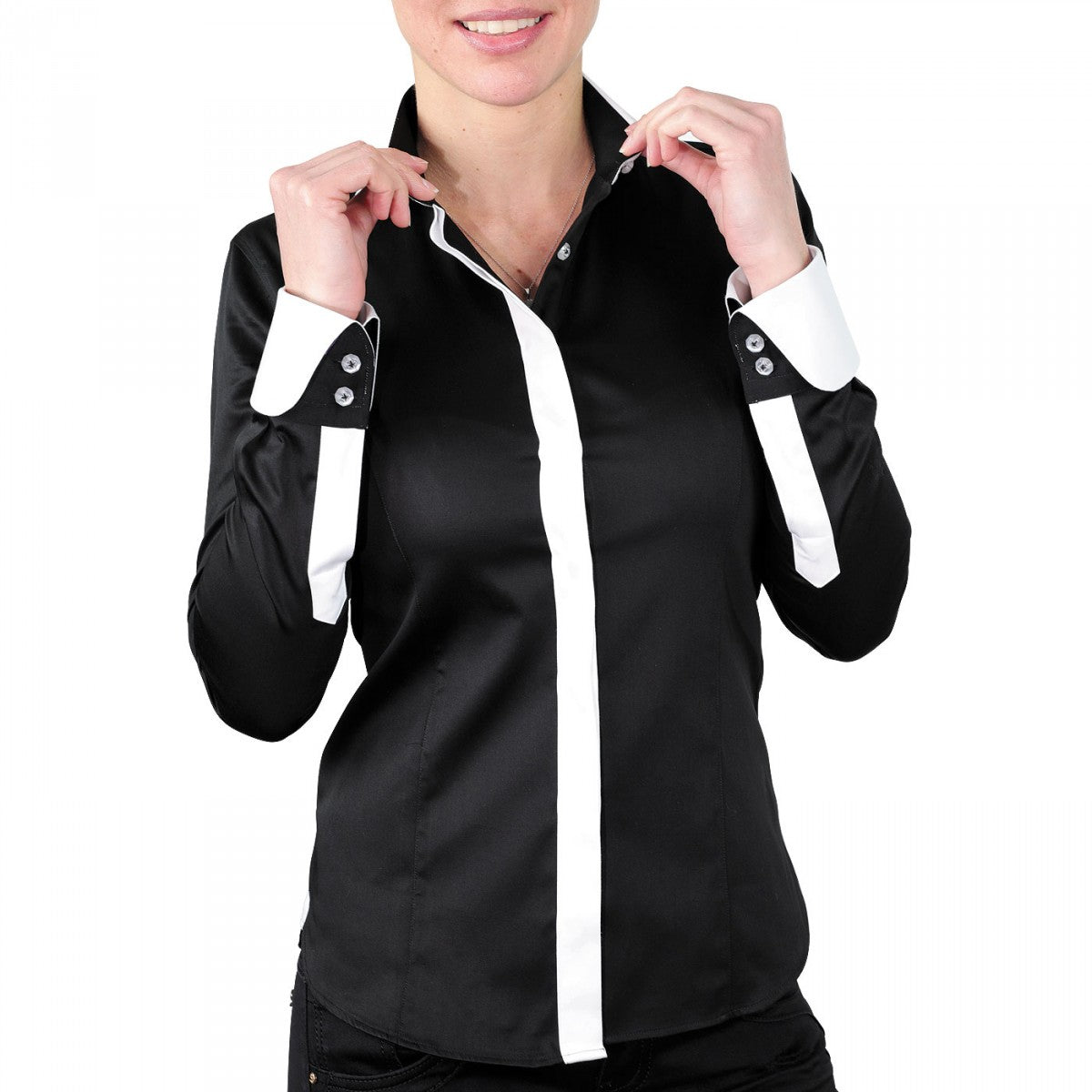Chemise habilléeGWENDOLINE Andrew Mc Allister TF4AM2 noir