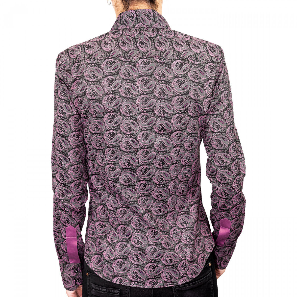 Chemise impriméeDARK Andrew Mc Allister JF5AM3 noir rose