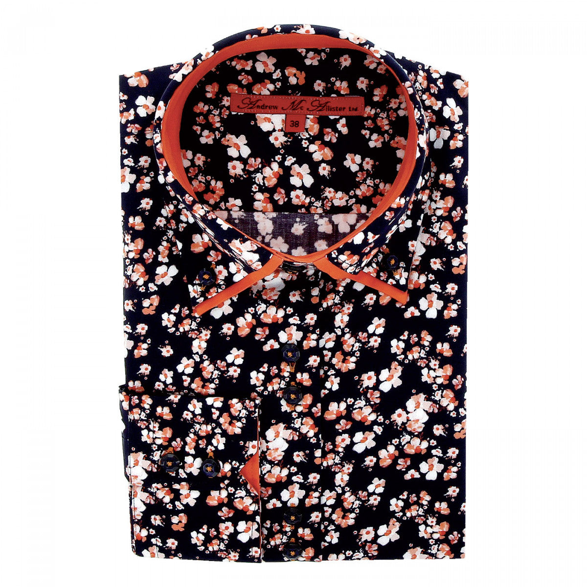 Chemise impriméeSIDNEY Andrew Mac Allister XPF4AM3 bleu