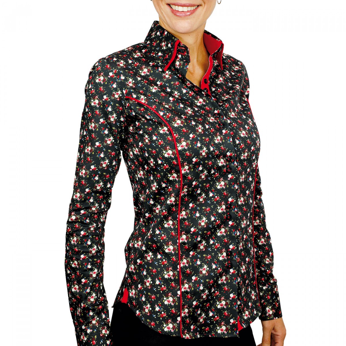 Chemise impriméeSIDNEY Andrew Mac Allister XPF4AM4 noir