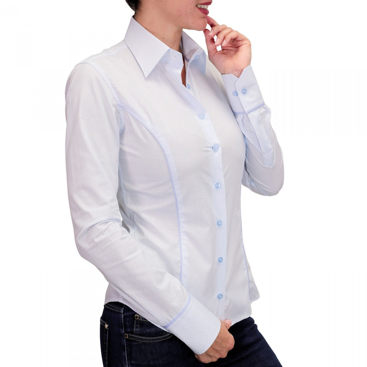 Chemise  pastelWATERLILY Andrew Mc Allister JF6AM3 bleu