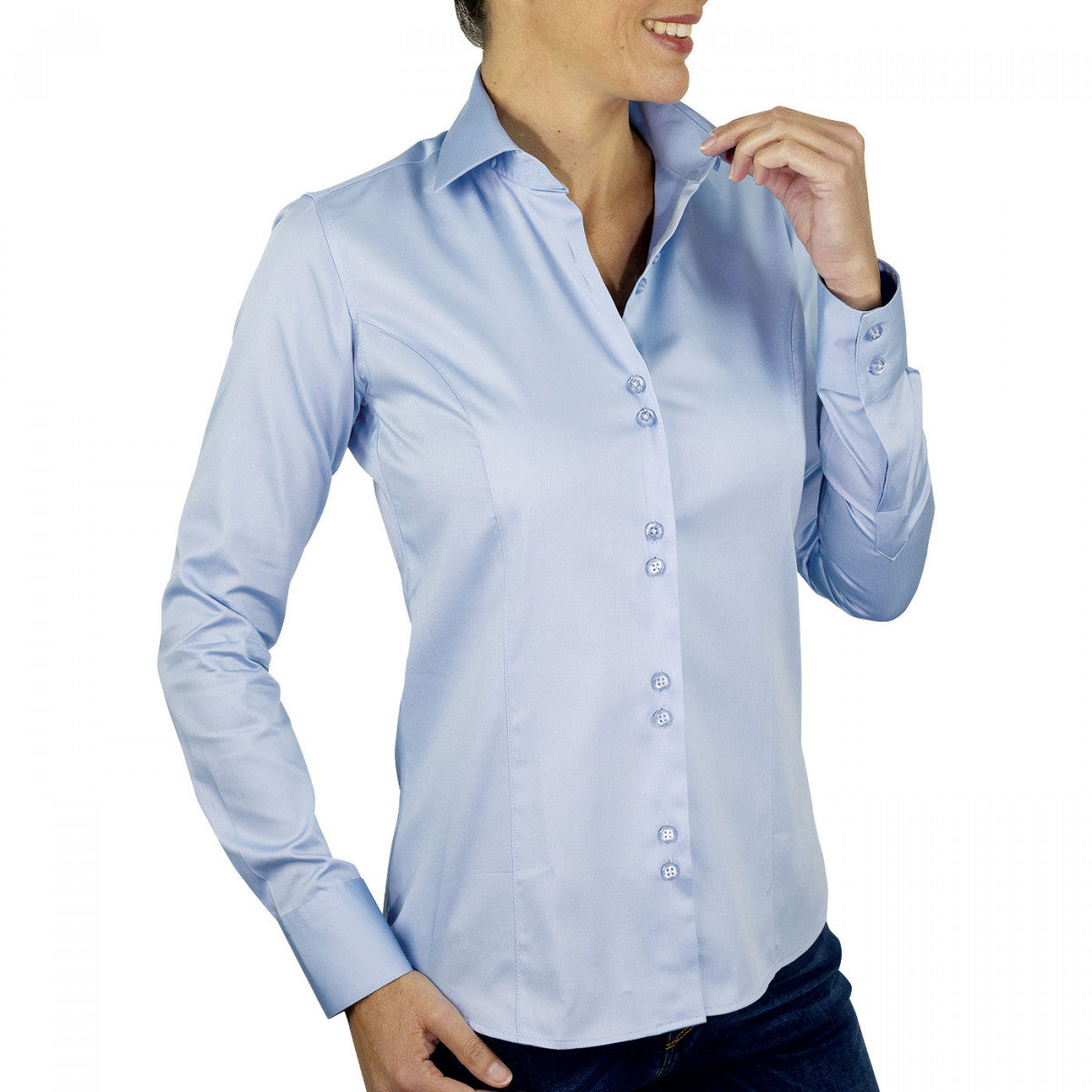 Chemise femme carmen fc17am2 bleu