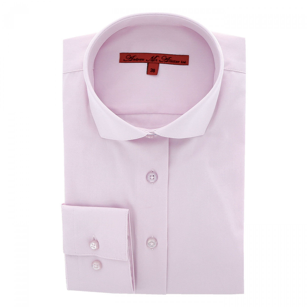 Chemise unie rose