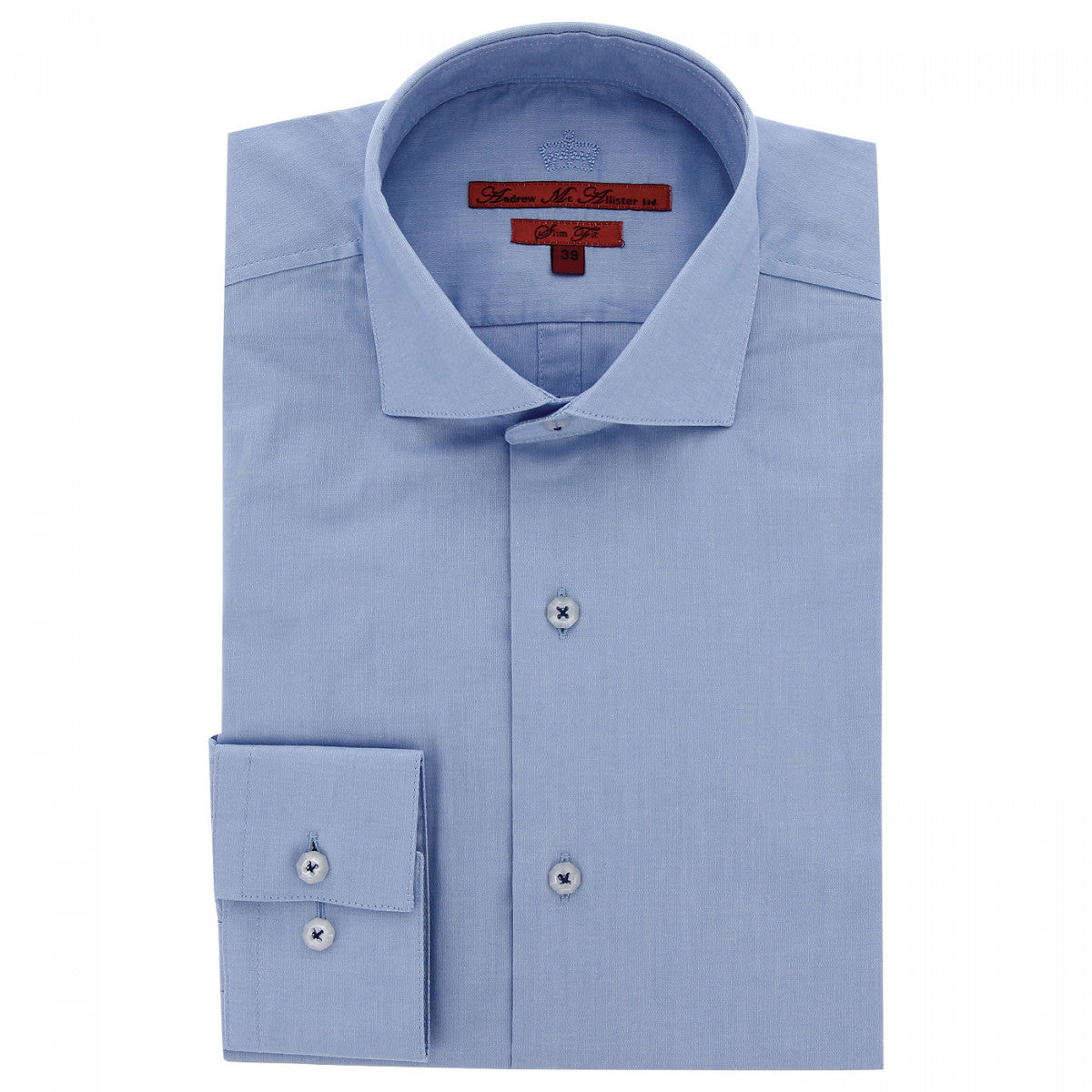 Chemise Andrew Mc Allister AD1AM5 bleu indigo