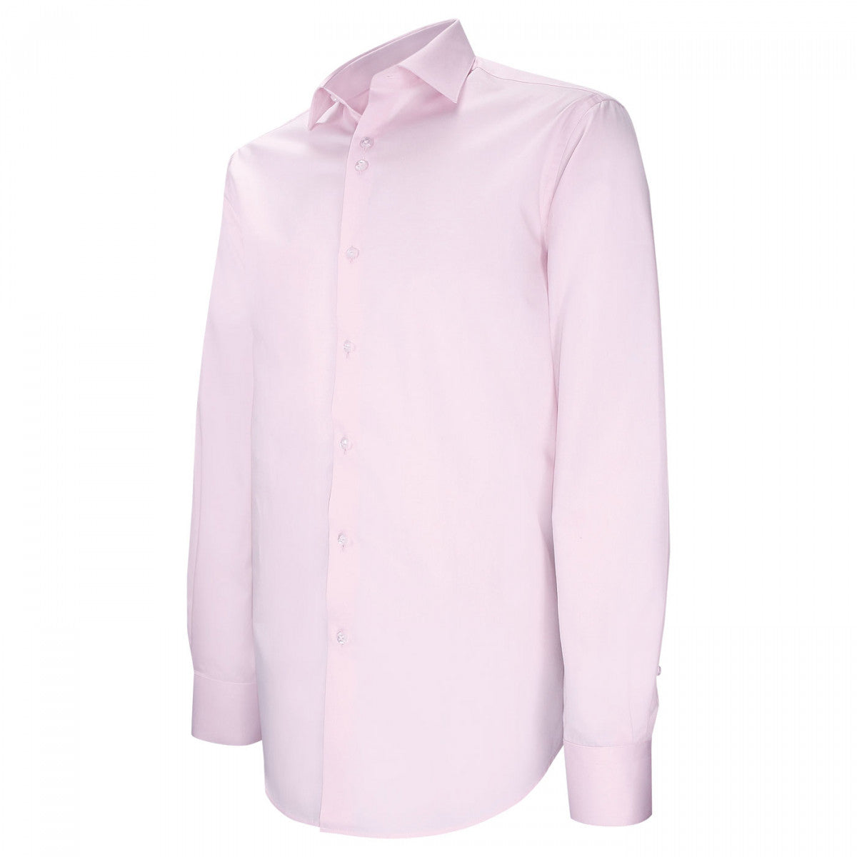 Chemise coupe droite 100% coton AE1EB4 rose