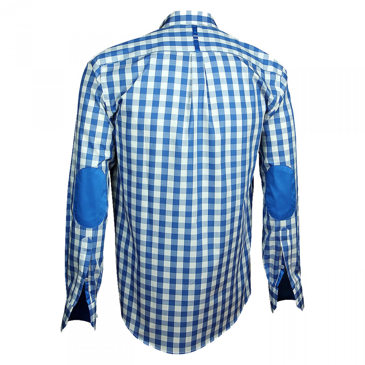 Chemise à coudières DONATELLO Emporio balzani A3EB5 bleu