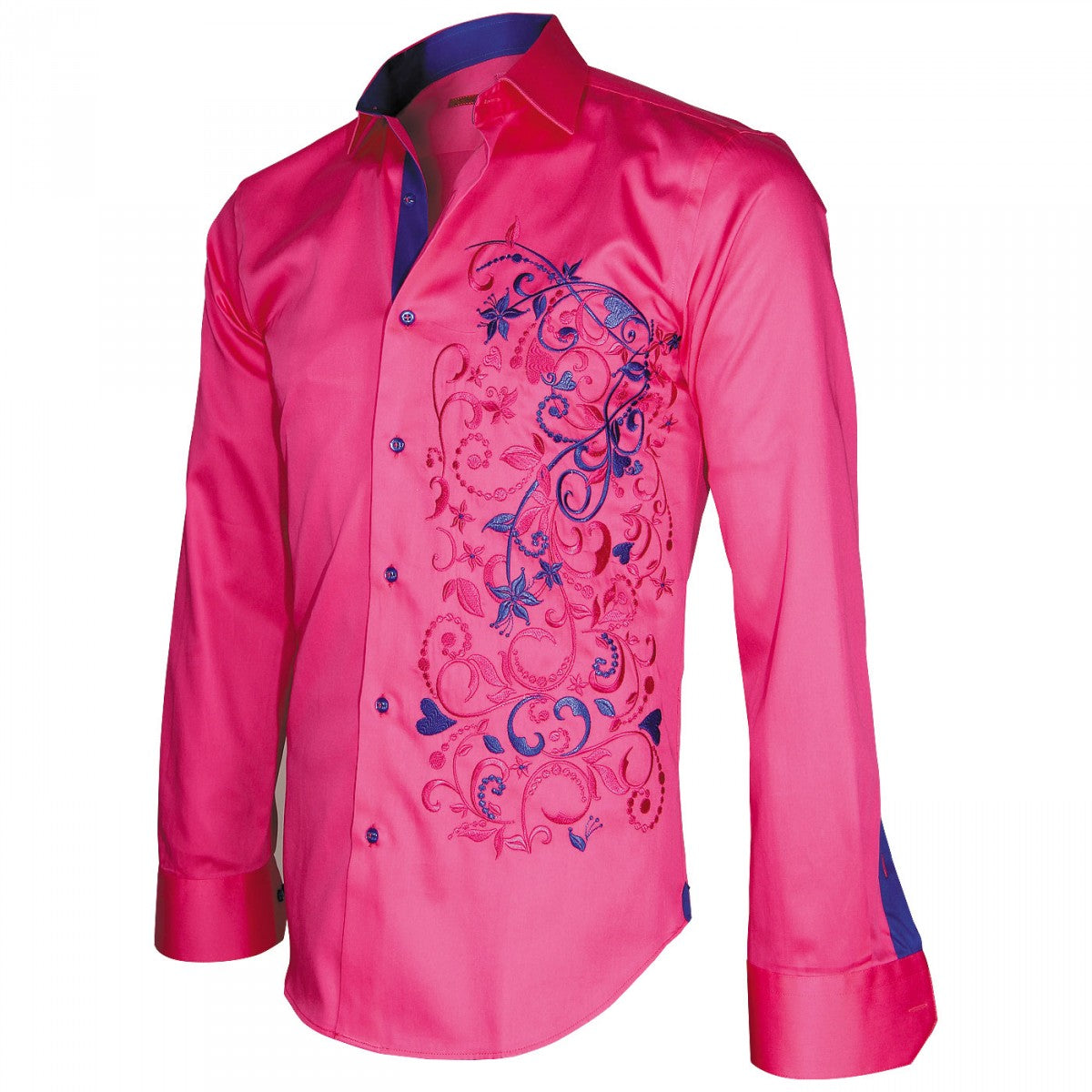 Chemise brodéeFLOWERTY Andrew Mc Allister T6AM1 rose