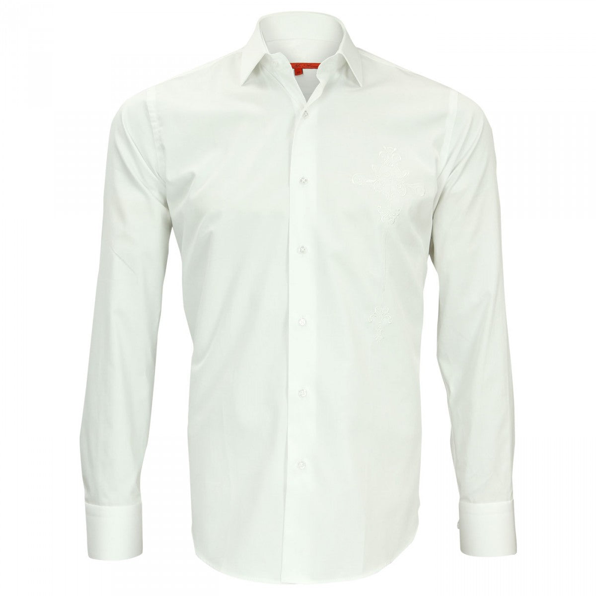 Chemise brodée LEEDS Andrew Mc Allister N1AM1 blanc