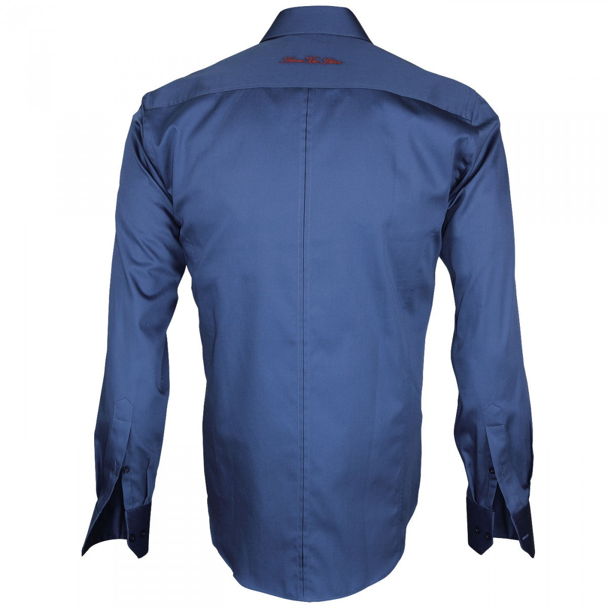 Chemise brodée LEEDS Andrew Mc Allister Q14AM3 bleu