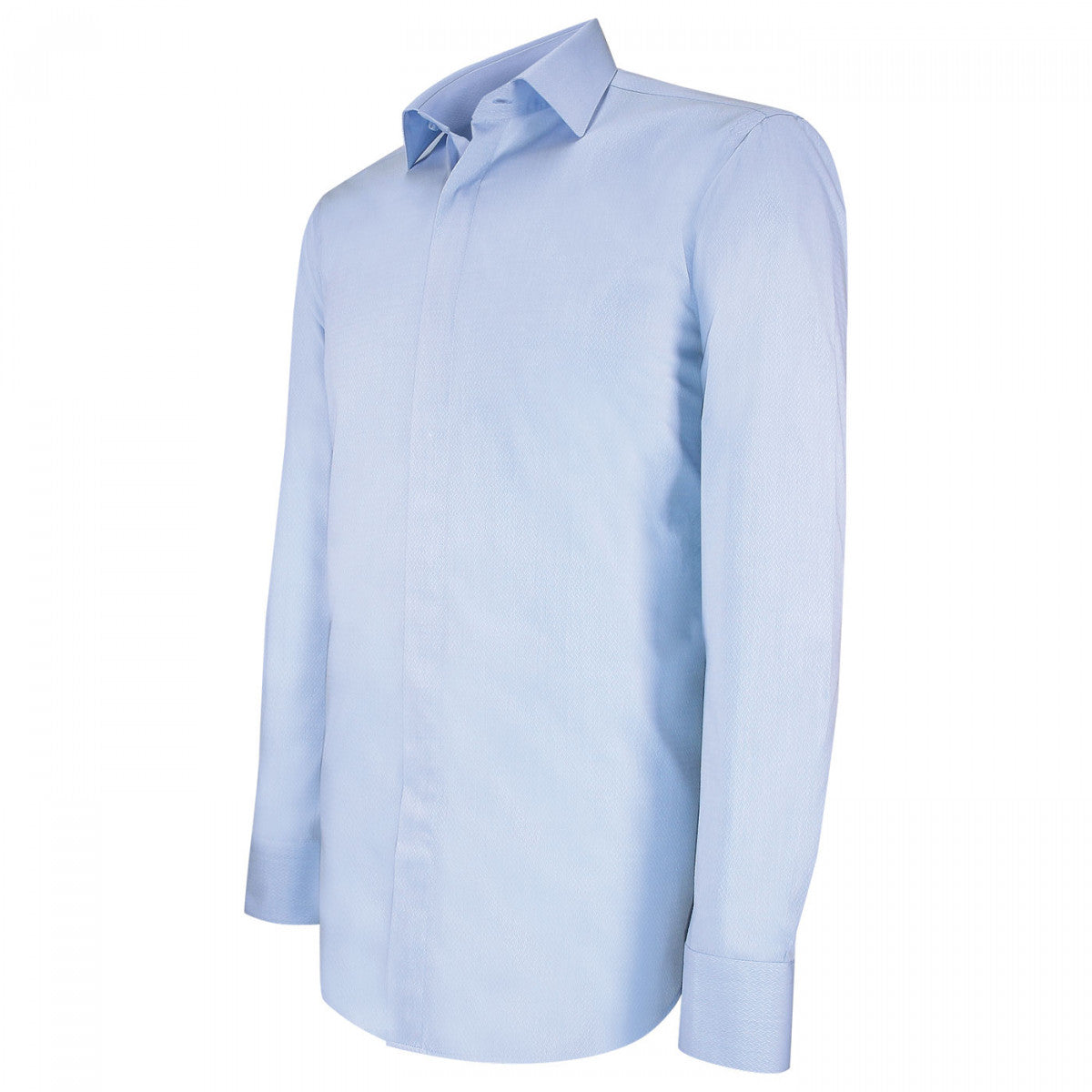 Chemise cérémonie tissu armuré CEREMONY AA4AM1 bleu