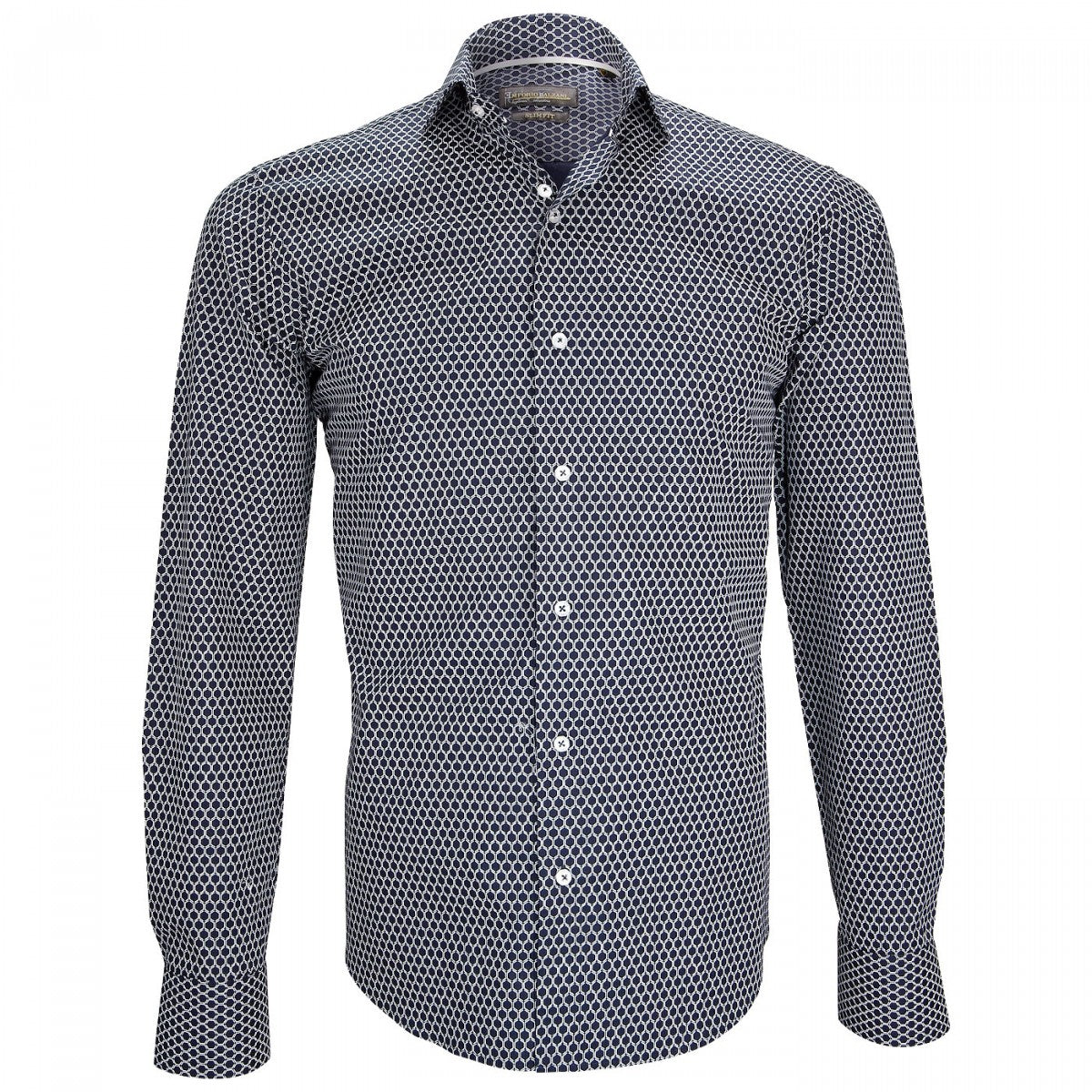 Chemise col italienGAETANO Emporio balzani ZB8EB1 bleu nuit