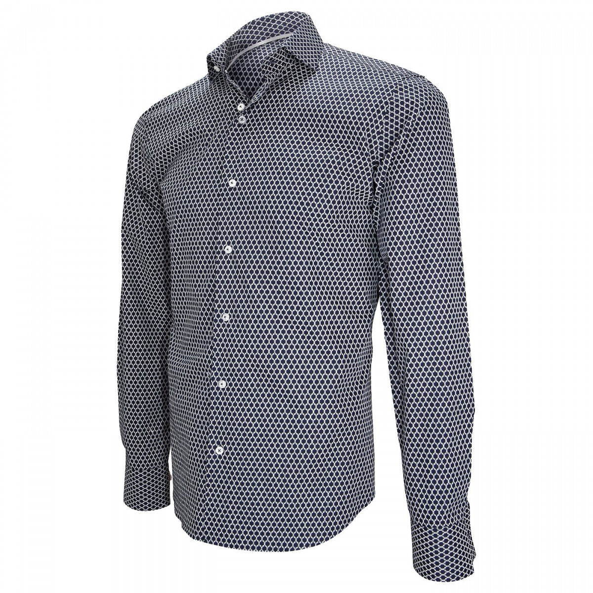 Chemise col italienGAETANO Emporio balzani ZB8EB1 bleu nuit