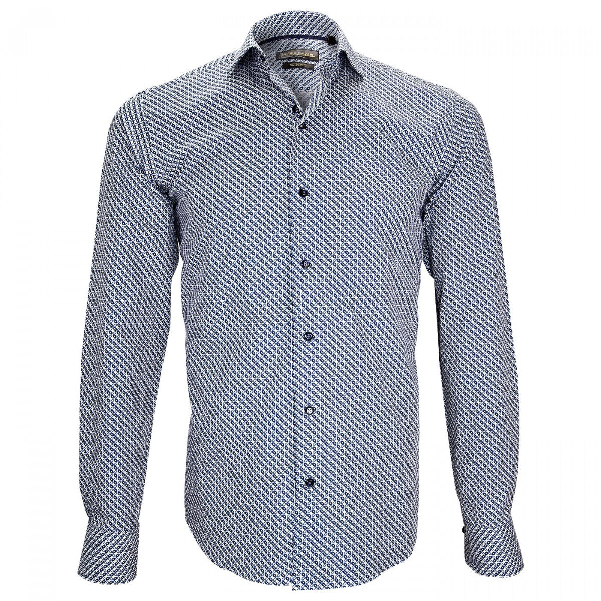 Chemise col italienGAETANO Emporio balzani ZB8EB2 bleu