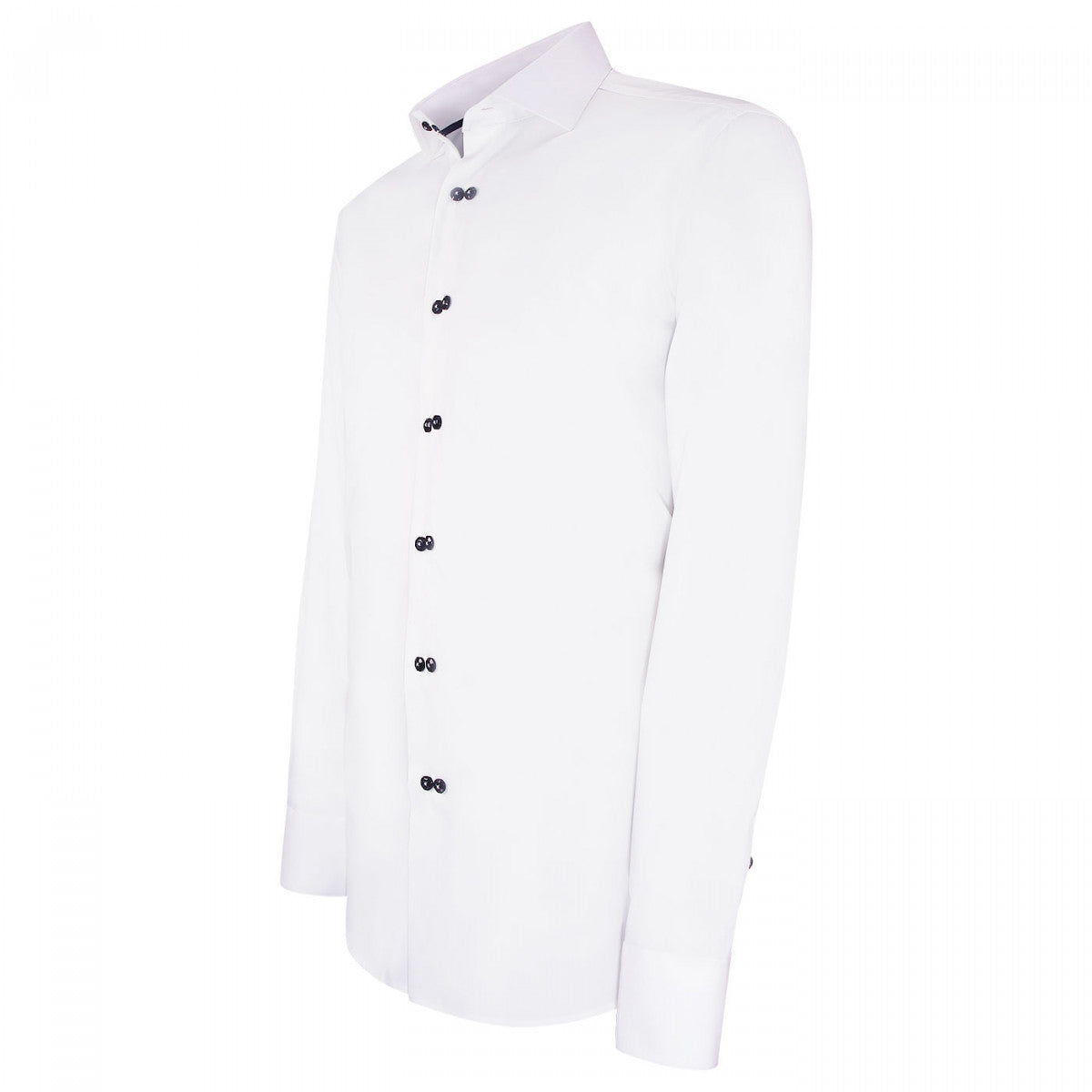Chemise cintrée double boutonnage DOTTIO-AA2EB2 blanc