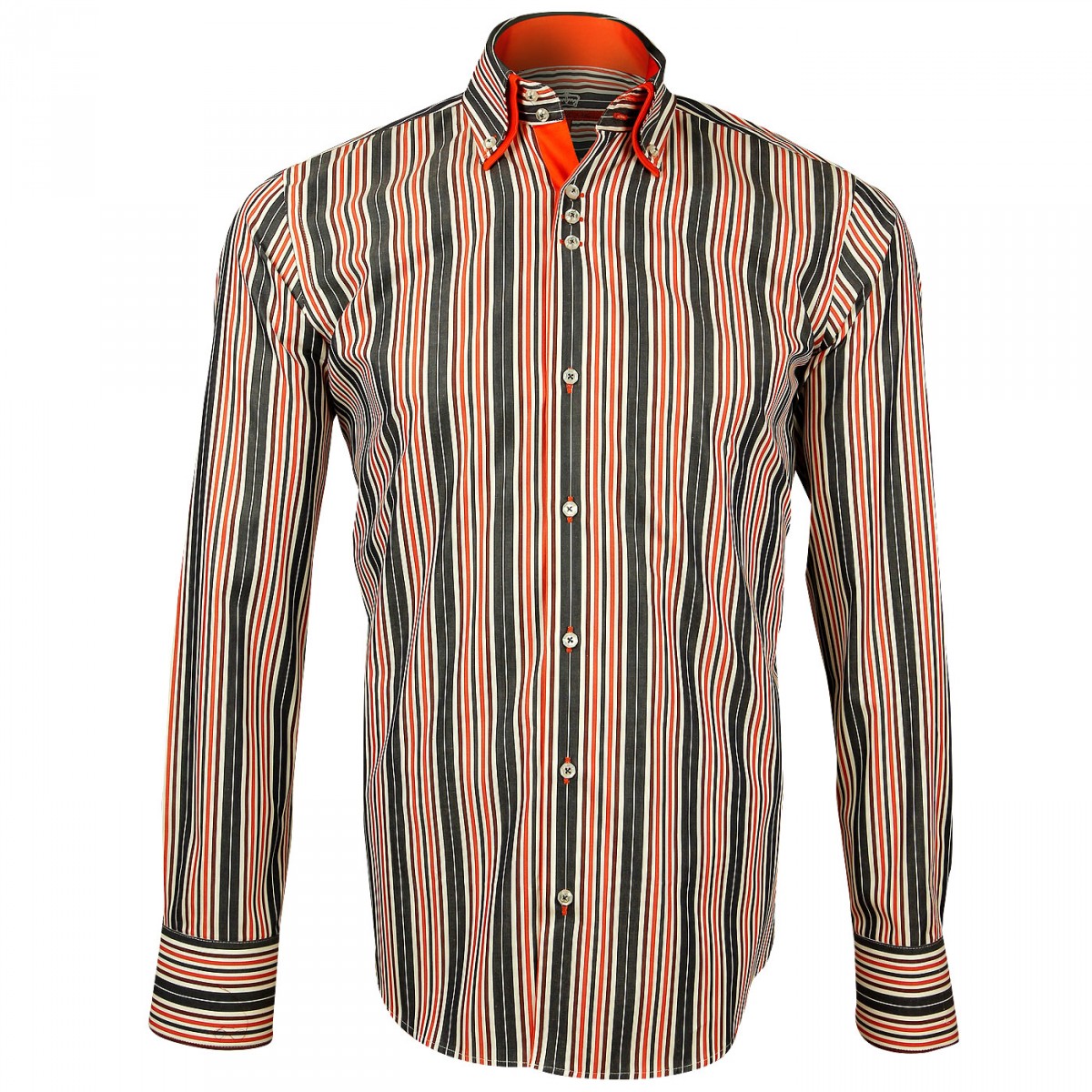 Chemise double col QUEENSLAND Andrew Mc Allister H17AM1 orange