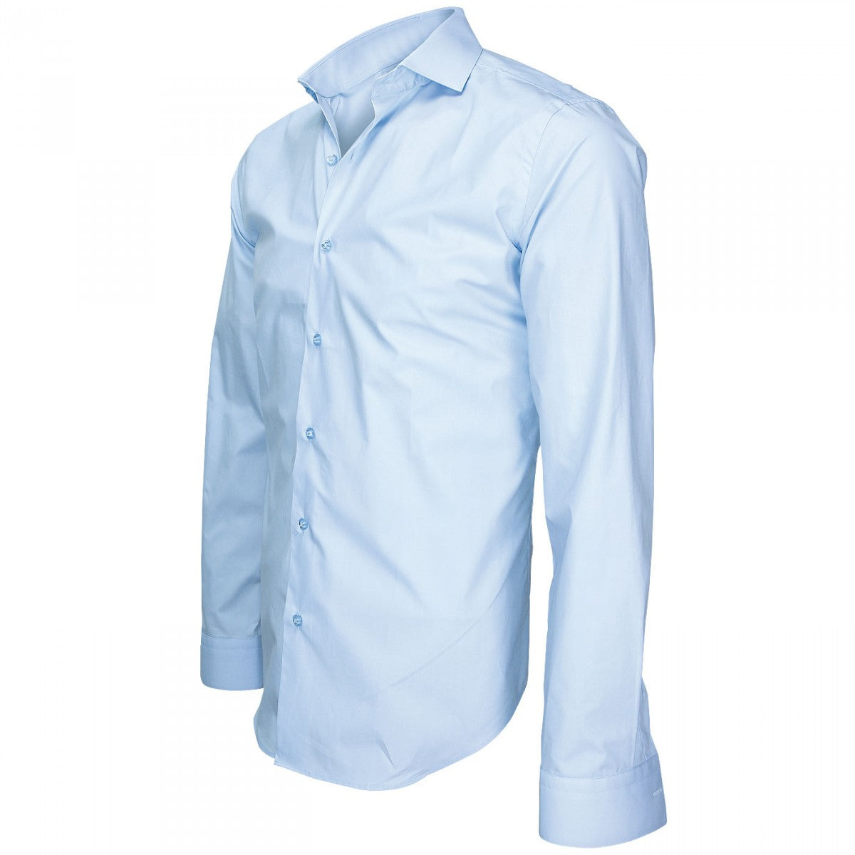 Chemise double fil 120/2LUXURY Andrew Mc Allister J4AM1 bleu