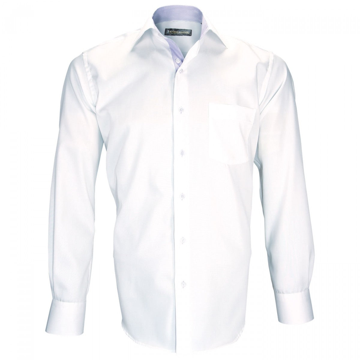 Chemise double fil 120/2PASOLI Emporio balzani ZB5EB4 blanc