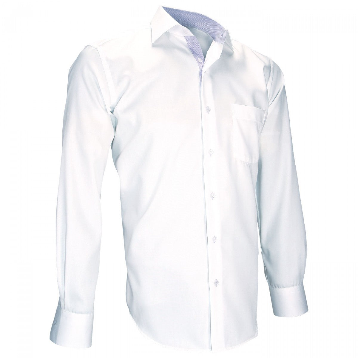 Chemise double fil 120/2PASOLI Emporio balzani ZB5EB4 blanc