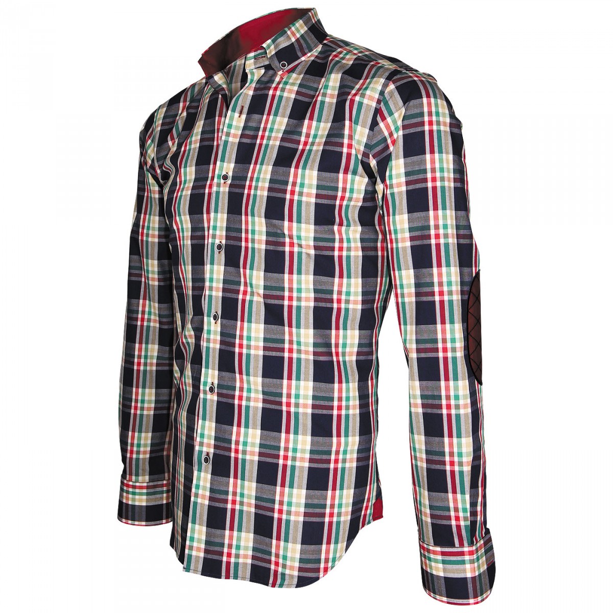 Chemise écossaisWEEK-END Andrew Mc Allister T10AM2 bleu