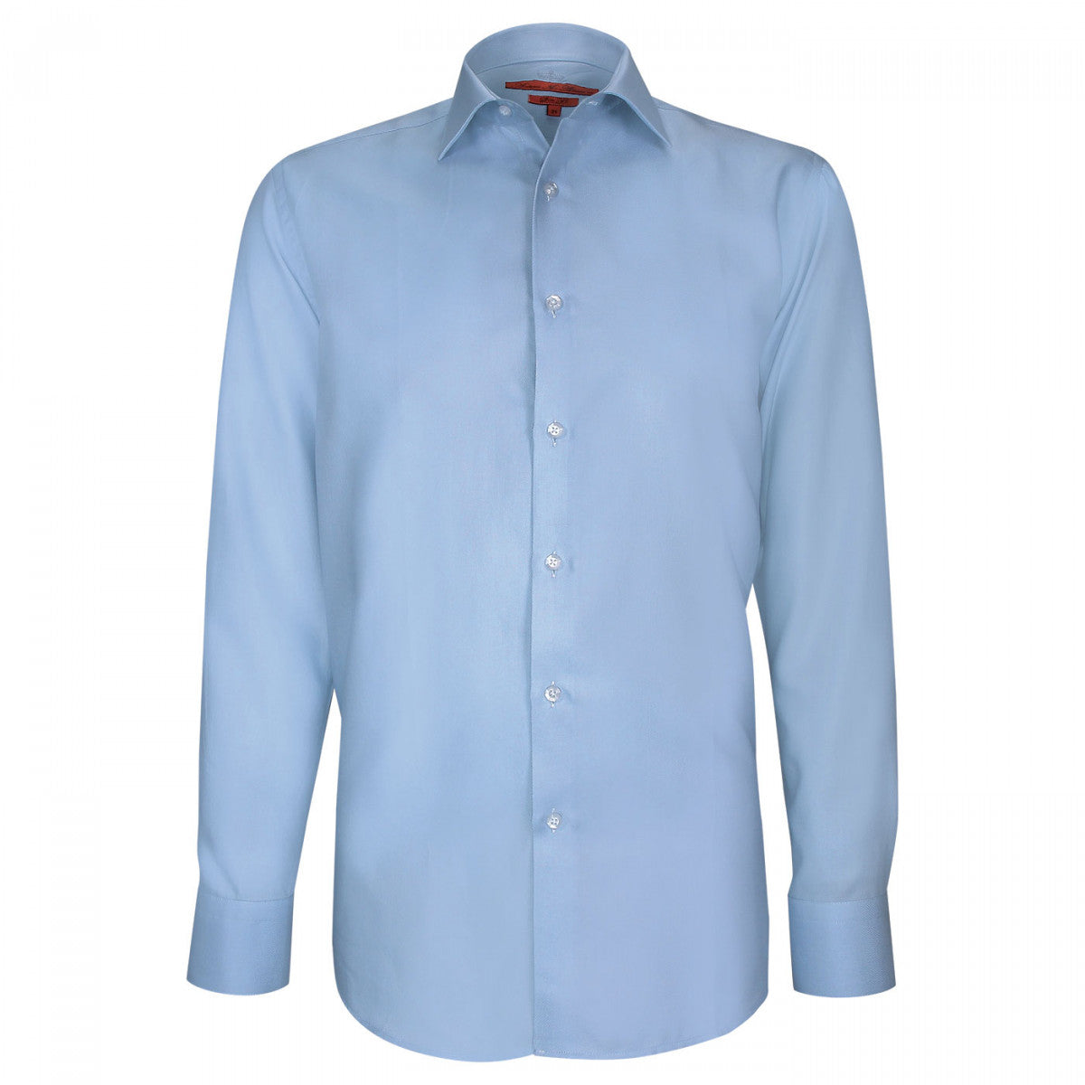 Chemise cintrée en coton sergé uni AE13AM1 bleu