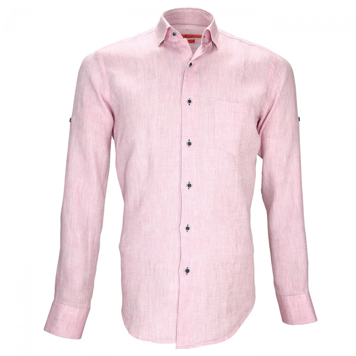 Chemise 100% linGAO Andrew Mac Allister L4AM4 rose