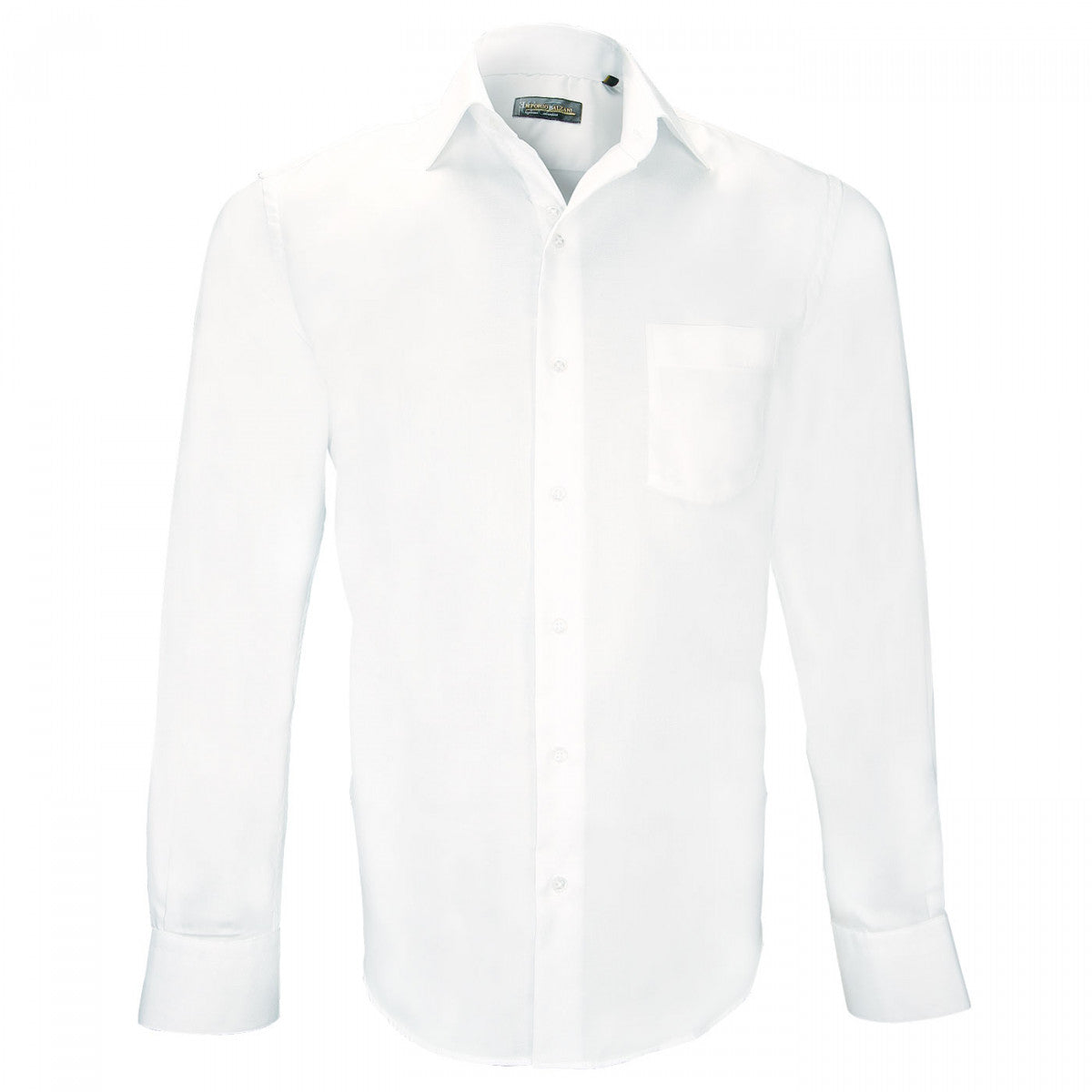 Chemise en popeline blanc pur