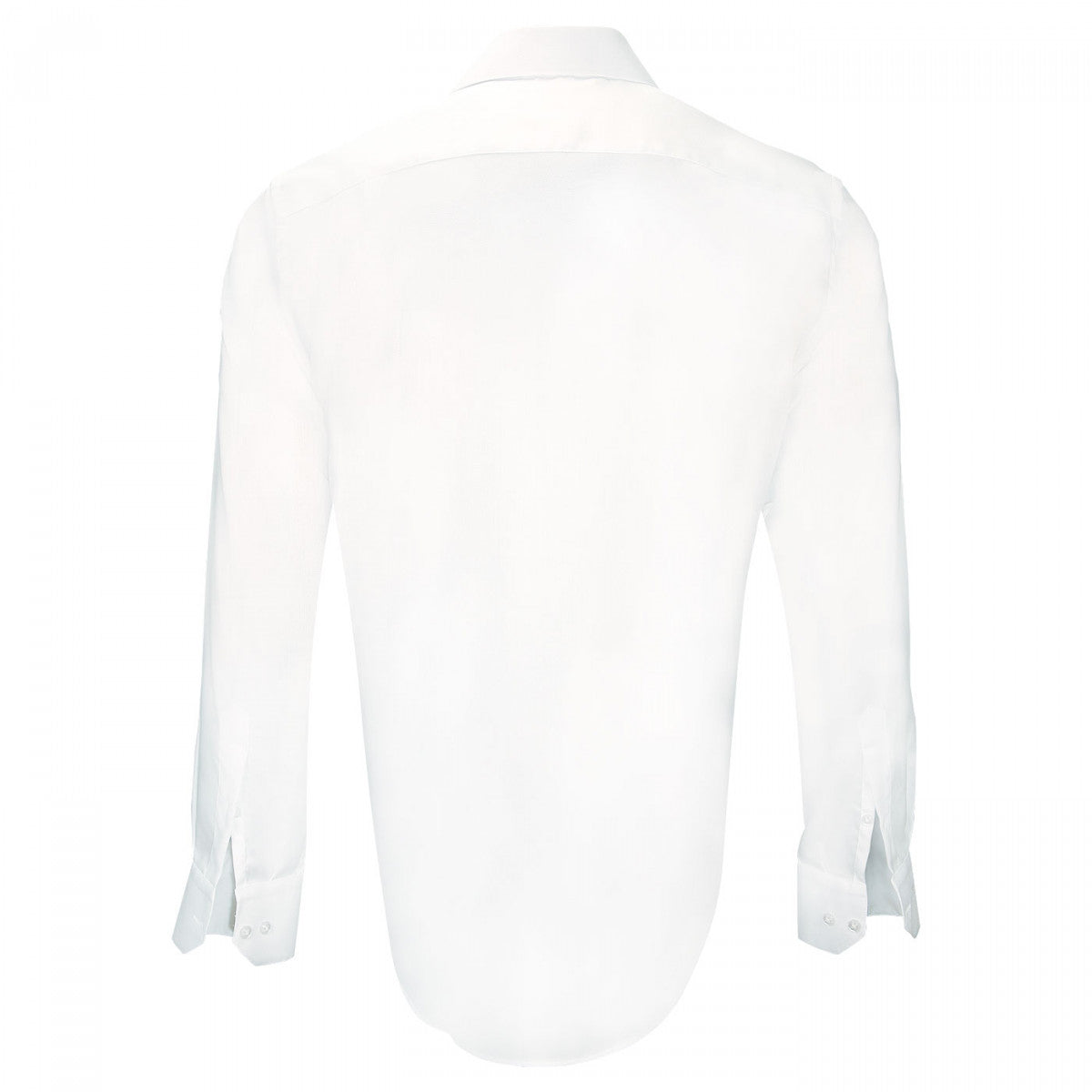 Chemise en popeline blanc pur