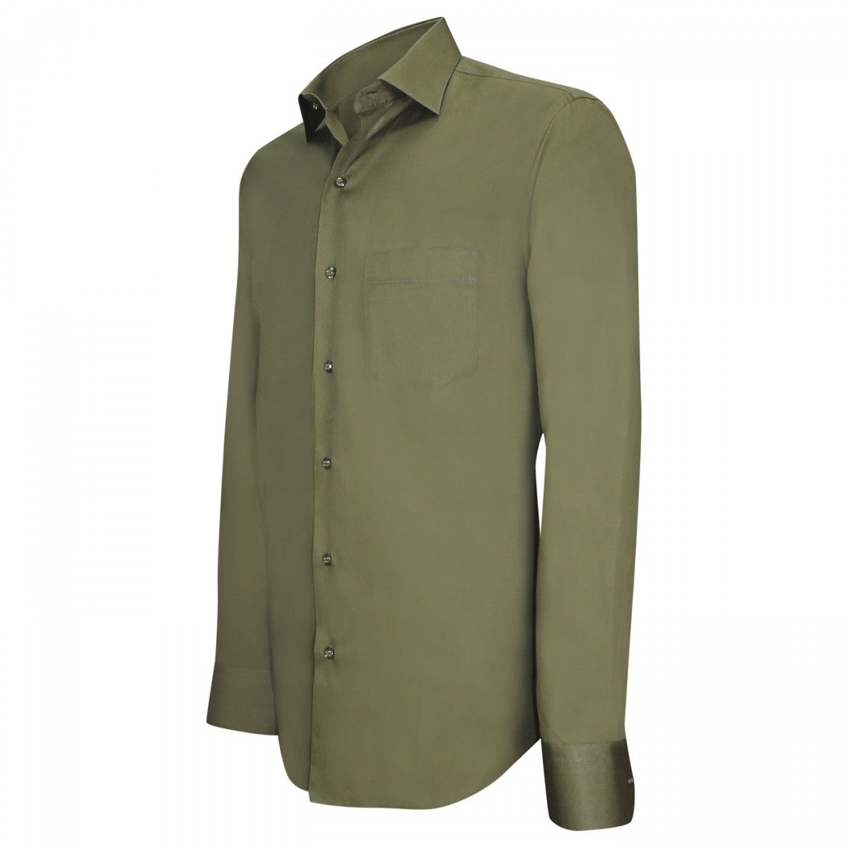 Chemise fil à filFILOTRINO Emporio balzani ZB14EB2 vert kaki