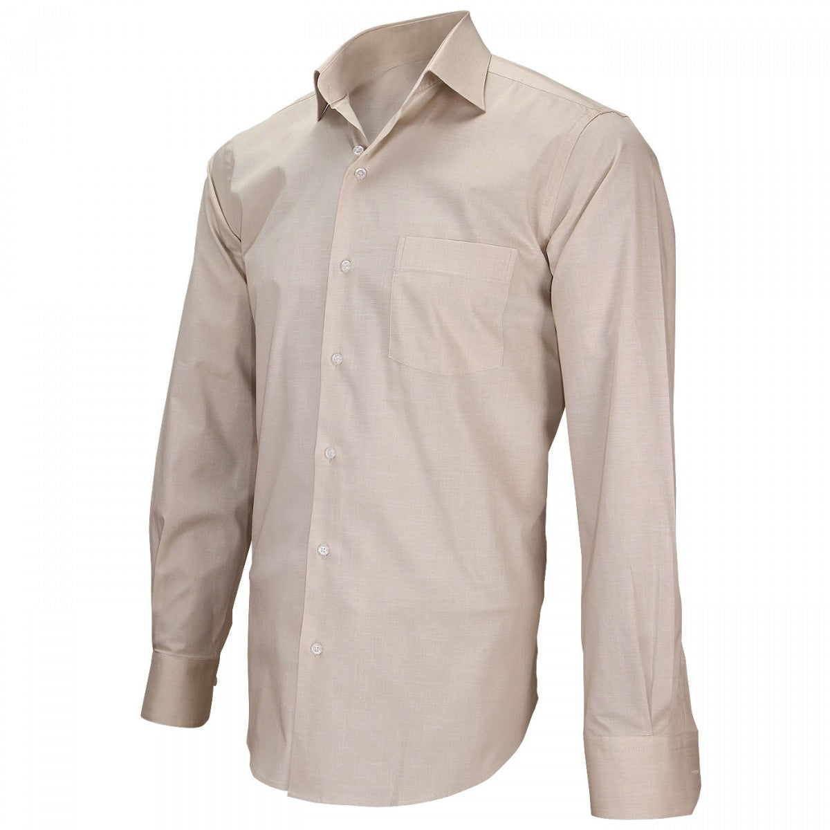 Chemise fil à filLUIGGI Emporio balzani P1EB2 beige