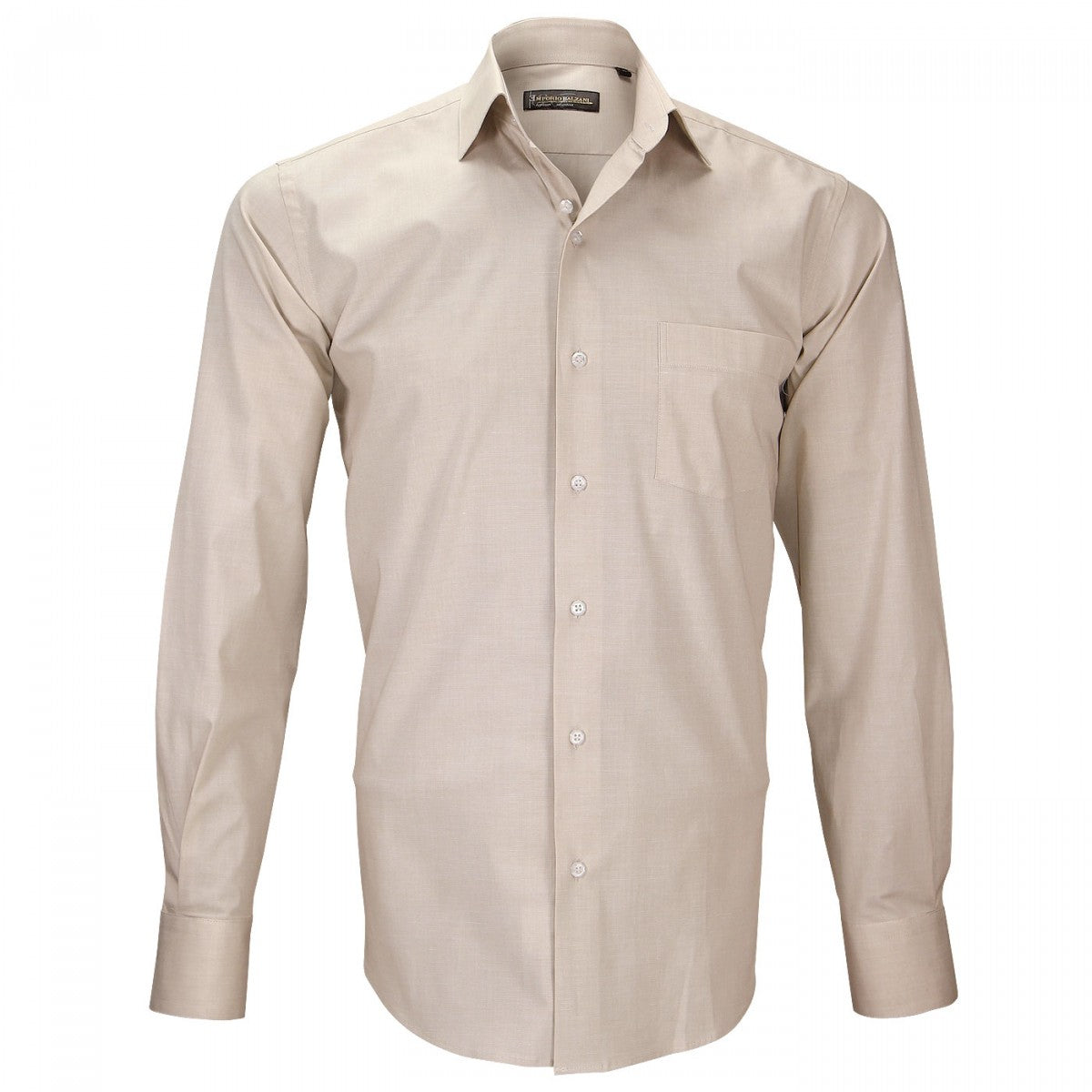 Chemise fil à filLUIGGI Emporio balzani P1EB2 beige