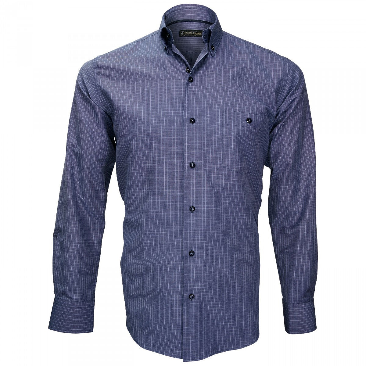 Chemise fil à filOTTAVIANO Emporio balzani J9EB3 bleu
