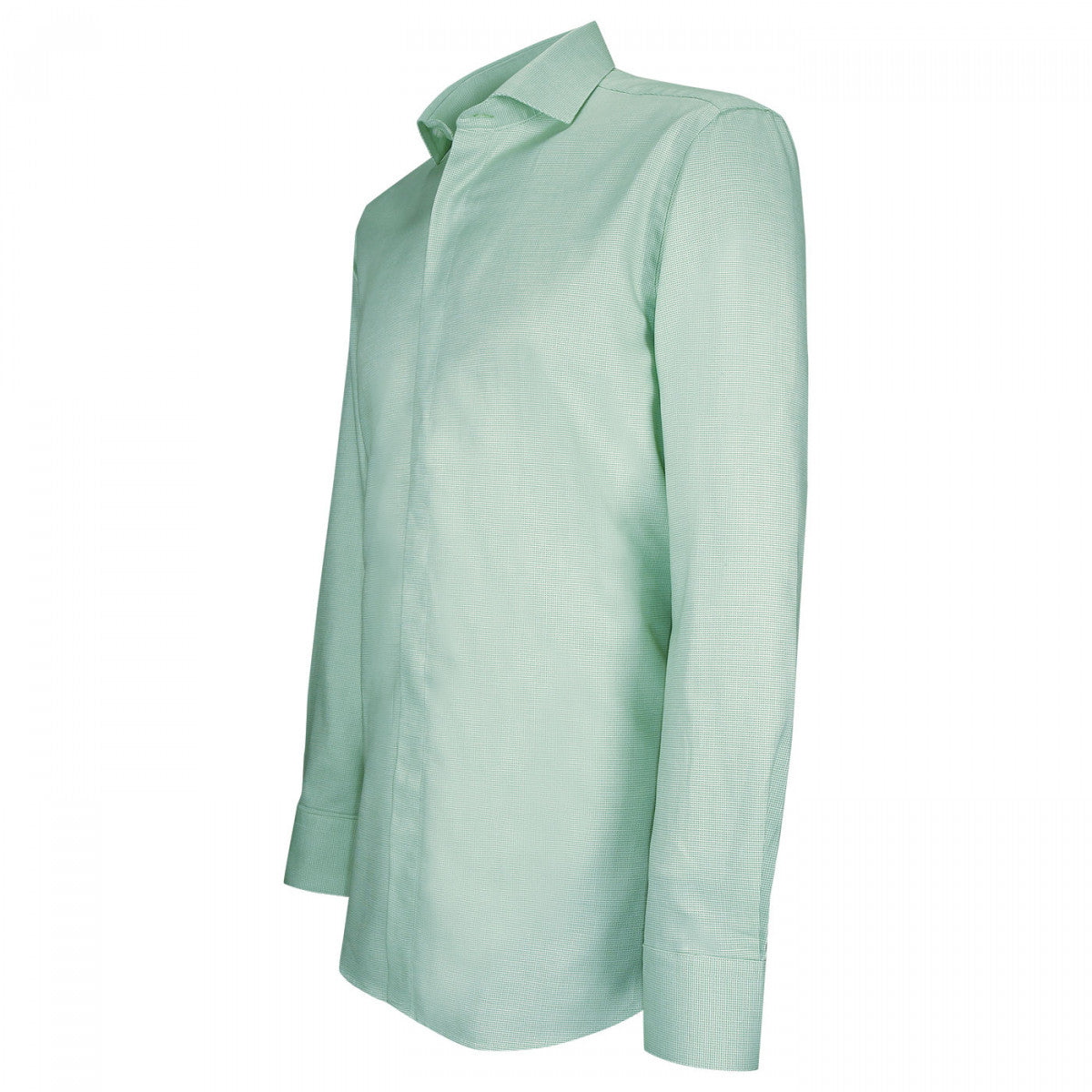 Chemise gorge cachée tissu armuré CLASSGREEN-AA8AM1 vert