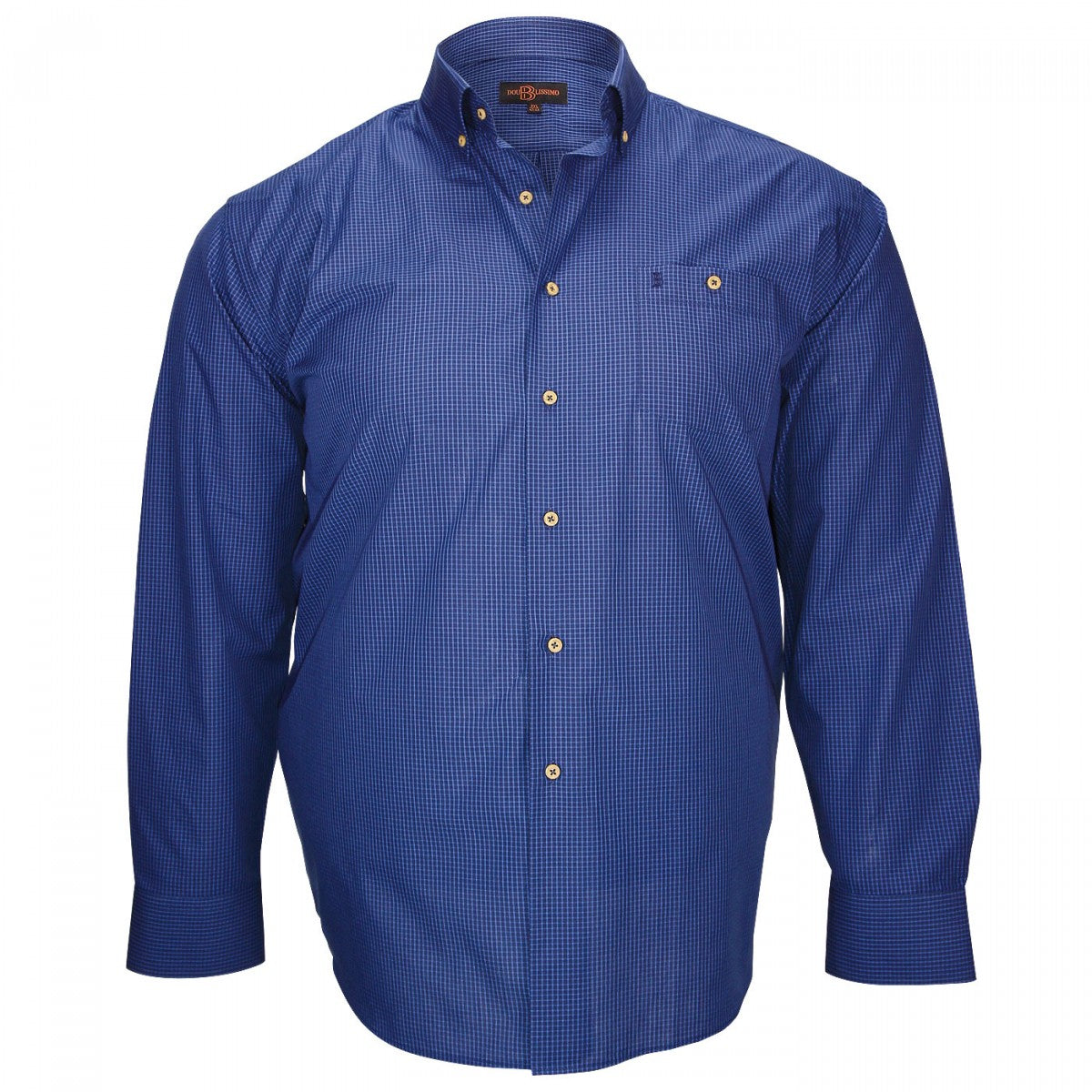 Chemise à carreauxDEAUVILLE Doublissimo GT-L3DB4 bleu