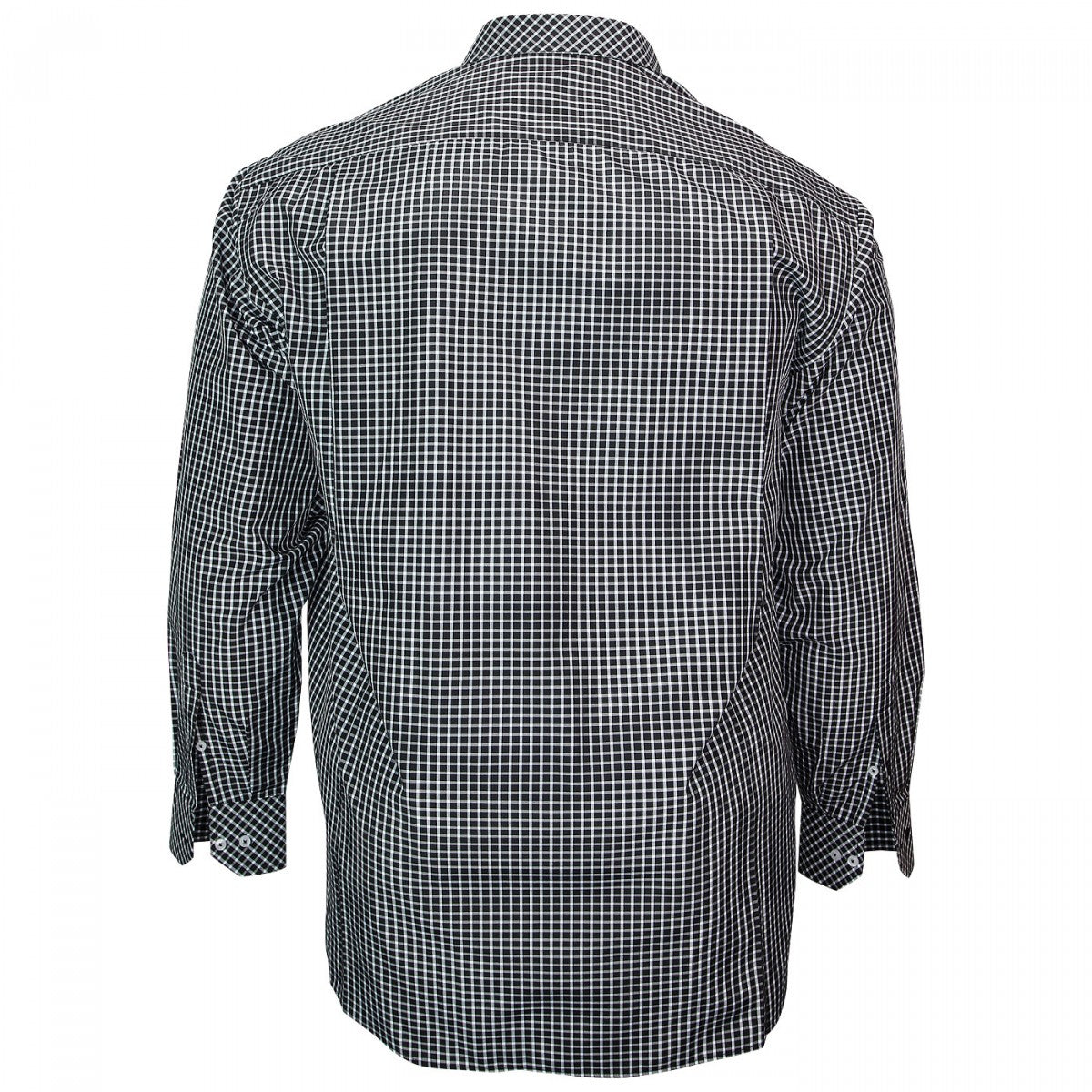 Chemise à carreaux blanc noir