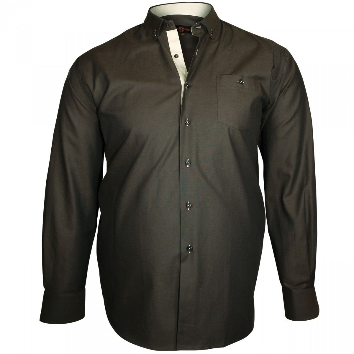 Chemise à coudières WELLINGTON Doublissimo GT-E14DB5 marron