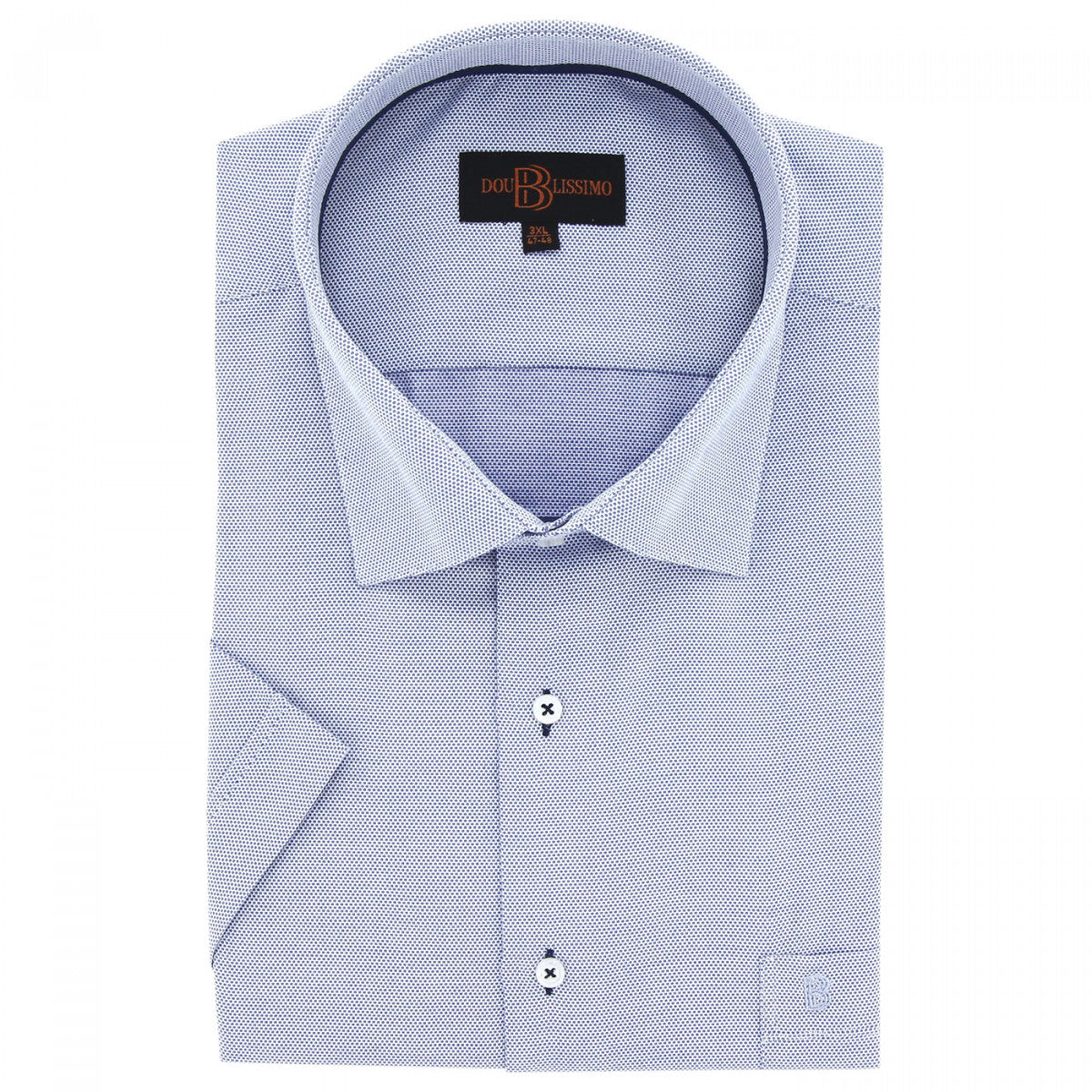 Chemisette forte taille QUOTIDIANO-AA11DBMC1 bleu