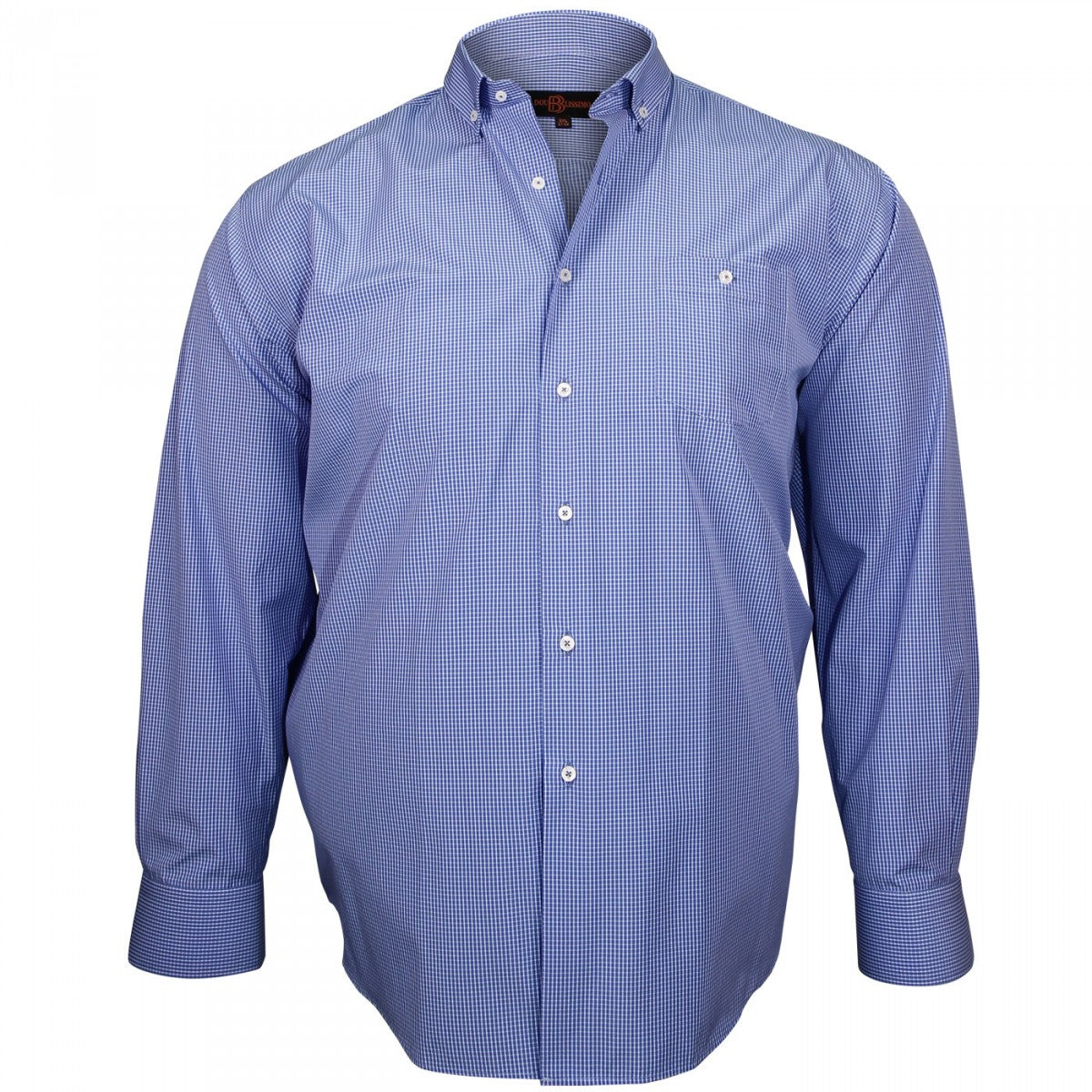 Chemise casual FARMER Doublissimo GT-E8DB1 bleu