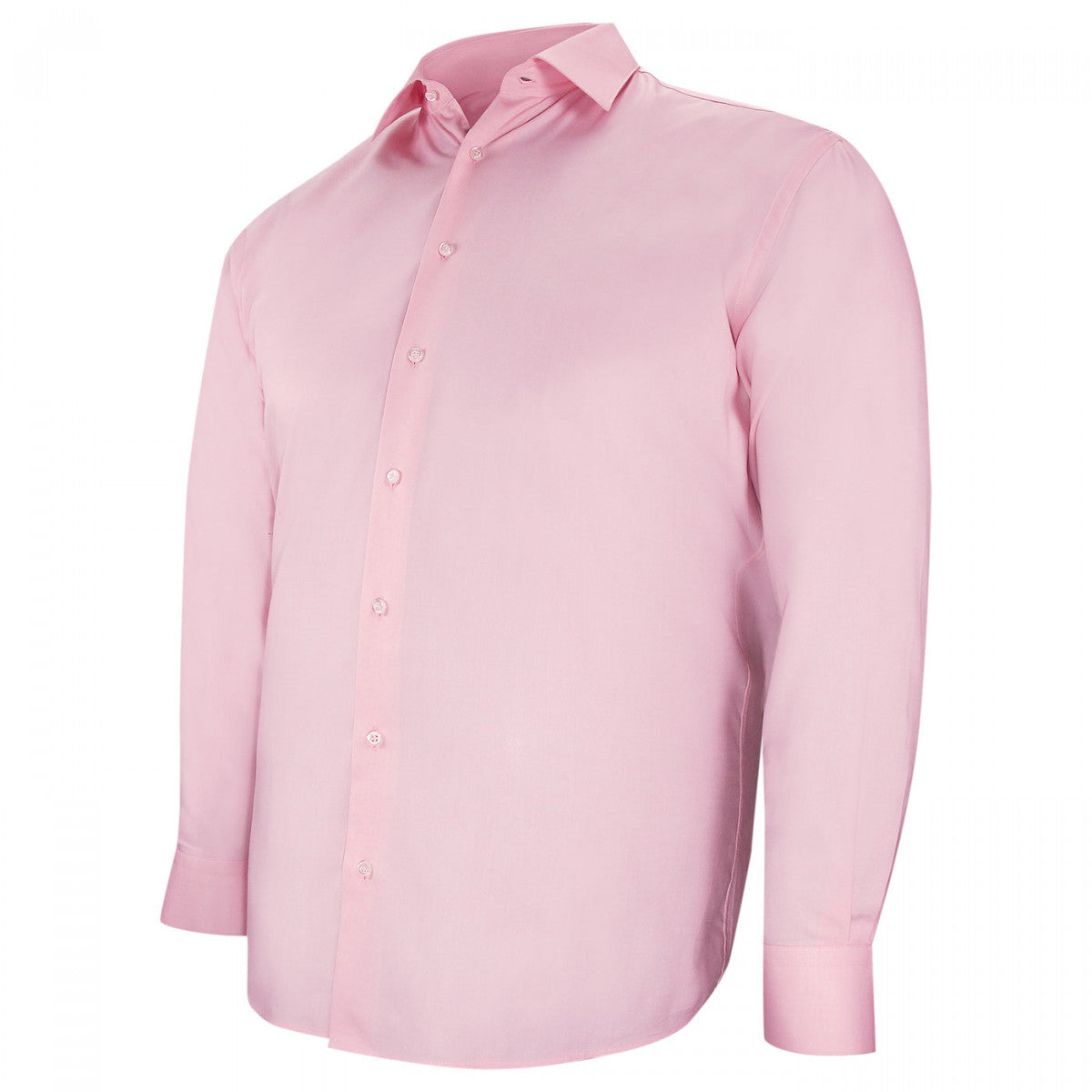 Chemise forte taille tissus premium AD1DB2 rose