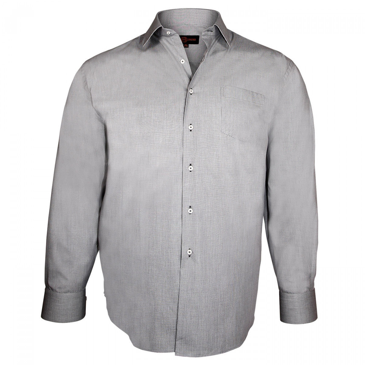 Chemise classique SMART Doublissimo GT-E6DB2 gris